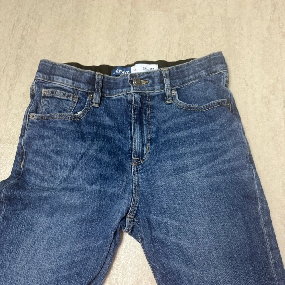 Old Navy jeans straight adjustable waist size 16